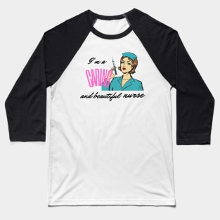 Nurse's Heart: Caring and Beautiful Baseball T-Shirt